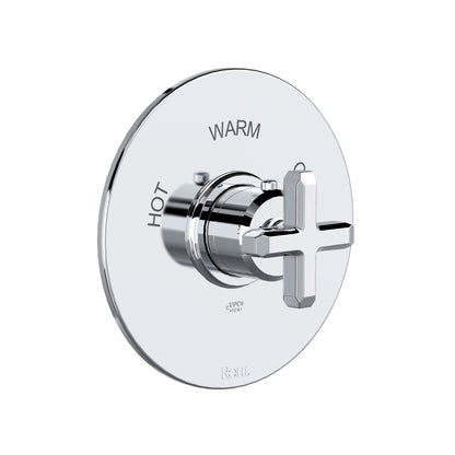 Rohl Apothecary 3/4" Thermostatic Trim Without Volume Control, Cross Handle - TAP13W1XM