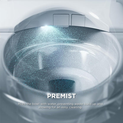 TOTO NEW Washlet+ G5A LITE Toilette intelligente intégrée - 1.2/1.0 GPF - MS7421CEMFG#01