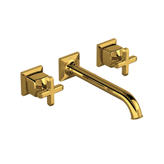Rohl Apothecary Wall Mount Lavatory Faucet Trim, Cross Handle - TAP08W3XM