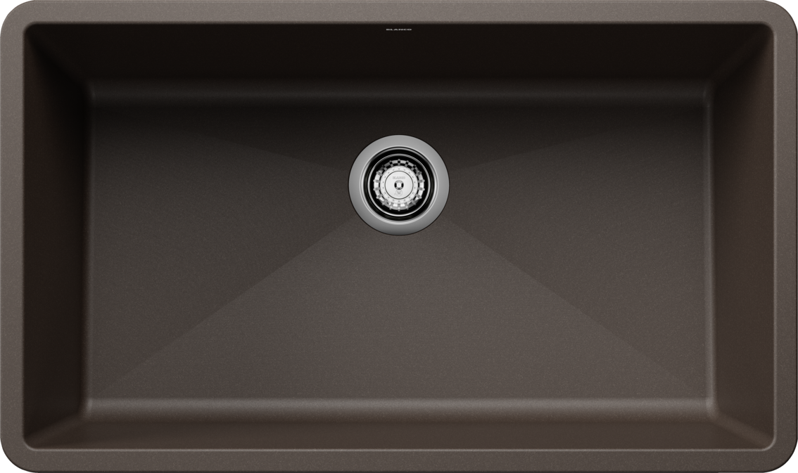 Blanco Precis U Super Single Undermount Kitchen Sink - Cafe