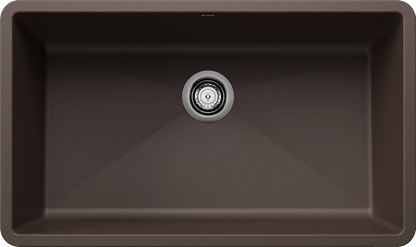 Blanco Precis U Super Single Undermount Kitchen Sink - Cafe