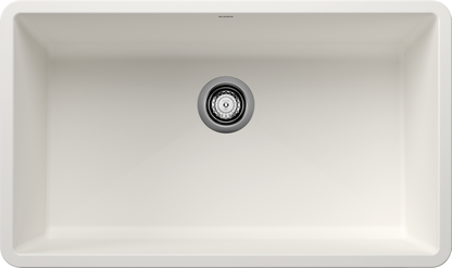 Blanco Precis U Super Single Undermount Kitchen Sink - White