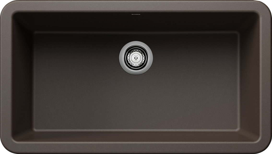 Blanco Ikon 33 Single Bowl Undermount Apron Front Silgranit Kitchen Sink