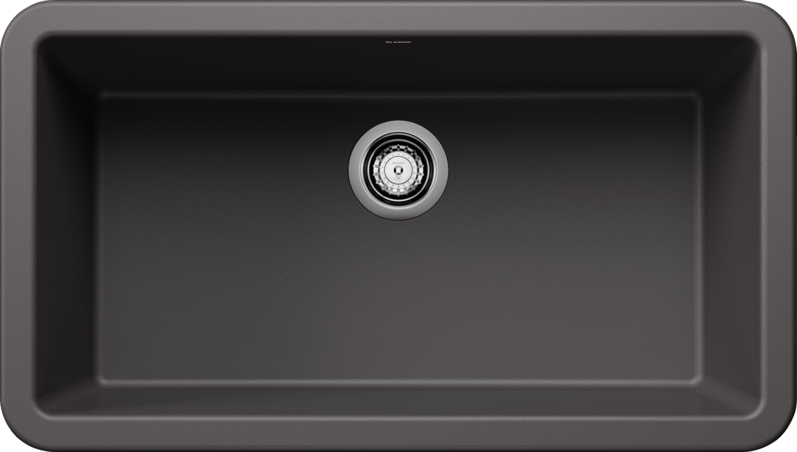 Blanco Ikon 33 Single Bowl Undermount Apron Front Silgranit Kitchen Sink