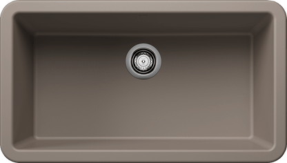 Blanco Ikon 33 Single Bowl Undermount Apron Front Silgranit Kitchen Sink