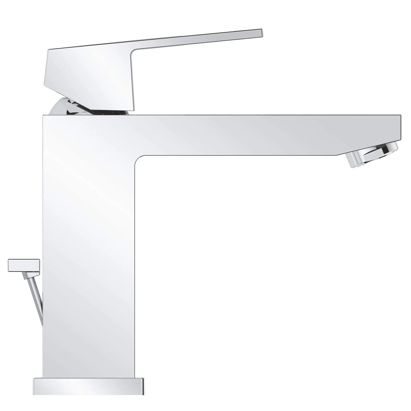 Grohe Eurocube Single Hole Single-Handle M-Size Bathroom Faucet, 1.2 GPM