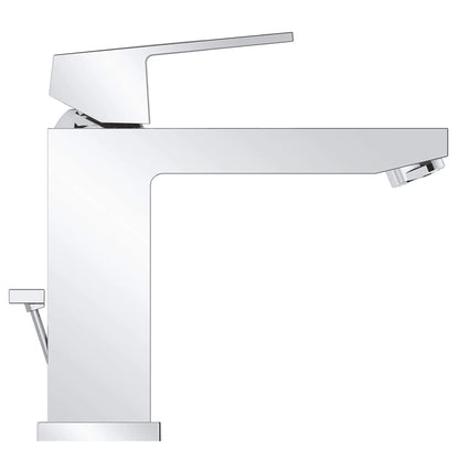 Grohe Eurocube Single Hole Single-Handle M-Size Bathroom Faucet, 1.2 GPM