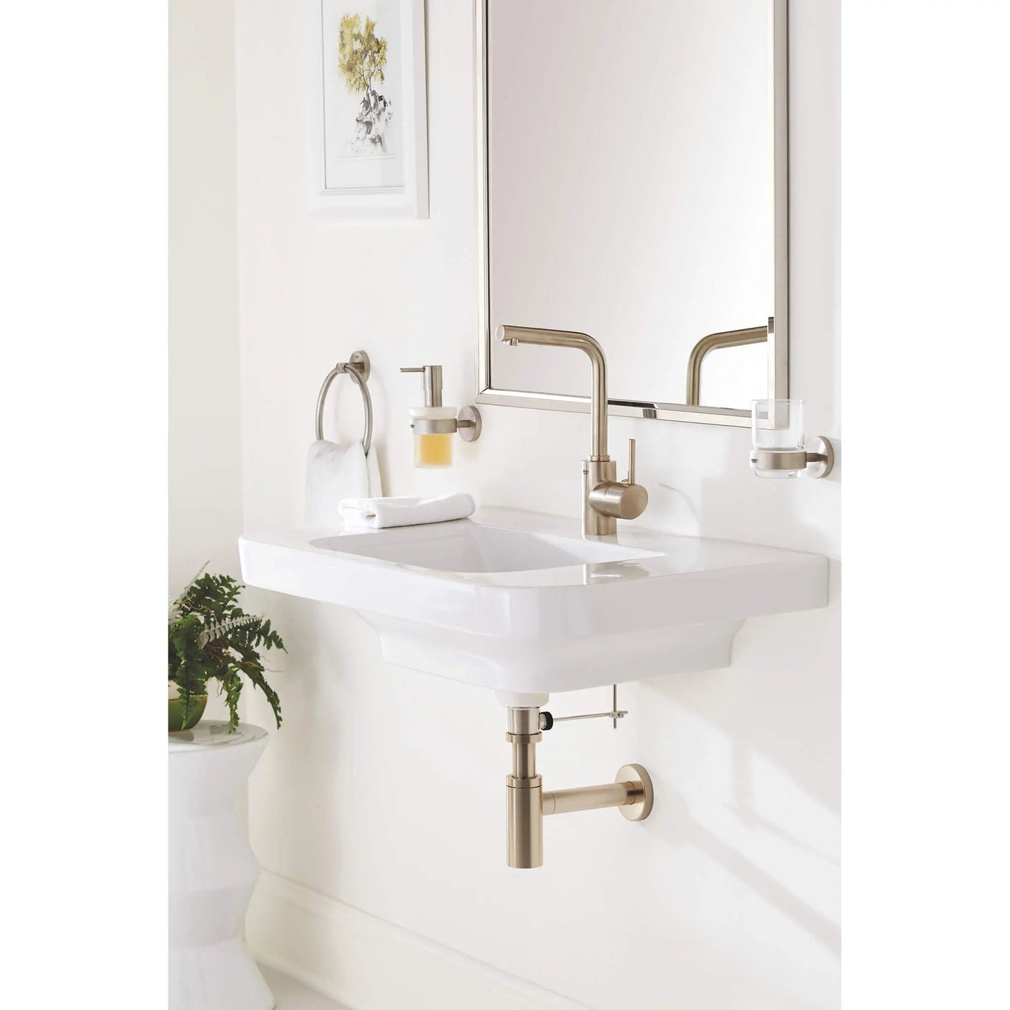 Grohe Concetto Single Hole Single-Handle L-Size Bathroom Faucet 4.5 L/min (1.2 gpm) - 23737