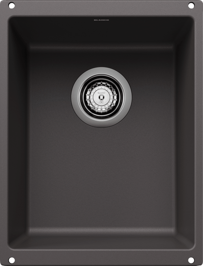 Blanco Precis U Bar Silgranit Undermount Bar Sink - Cinder