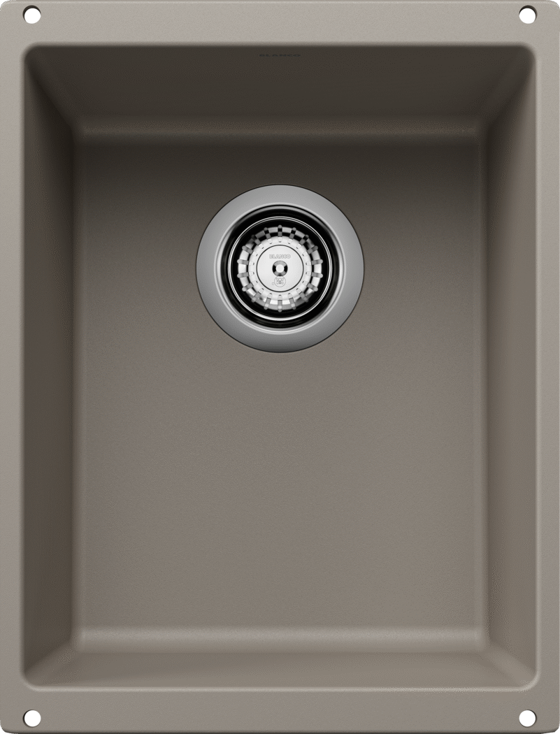 Blanco Precis U Bar Silgranit Undermount Bar Sink - Truffle