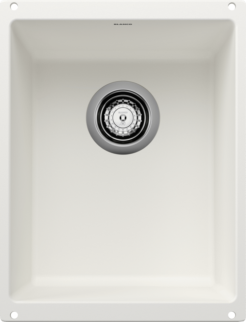 Blanco Precis U Bar Silgranit Undermount Bar Sink - White