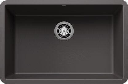 Blanco Precis 27 Single Bowl Undermount Kitchen Sink - Cinder