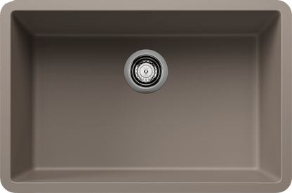 Blanco Precis 27 Single Bowl Undermount Kitchen Sink - Truffle