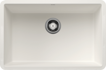 Blanco Precis 27 Single Bowl Undermount Kitchen Sink - White