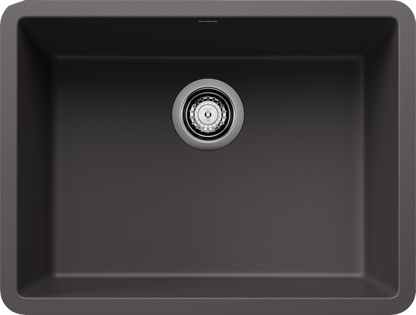 Blanco Precis 24 Single Bowl Undermount Kitchen Sink - Cinder