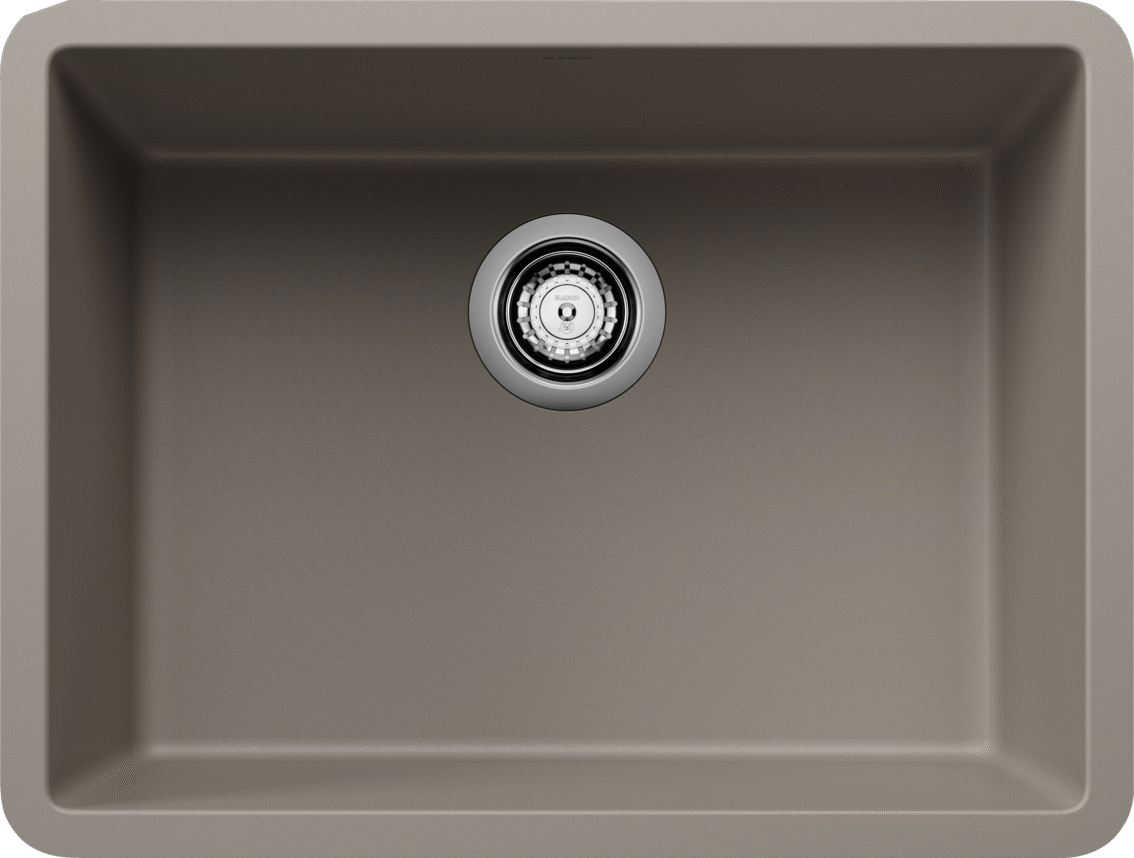 Blanco Precis 24 Single Bowl Undermount Kitchen Sink - Truffle