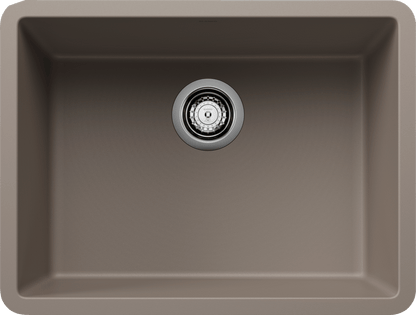 Blanco Precis 24 Single Bowl Undermount Kitchen Sink - Truffle