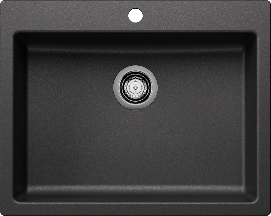 Blanco Precis 25 ADA Single Bowl Dual Mount Kitchen Sink - Anthracite