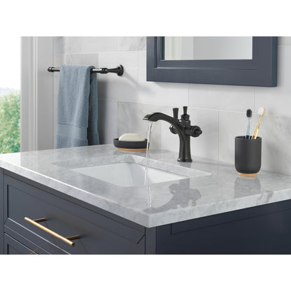 Delta Dorval Two Handle Single Hole Monoblock Bathroom Faucet - 856