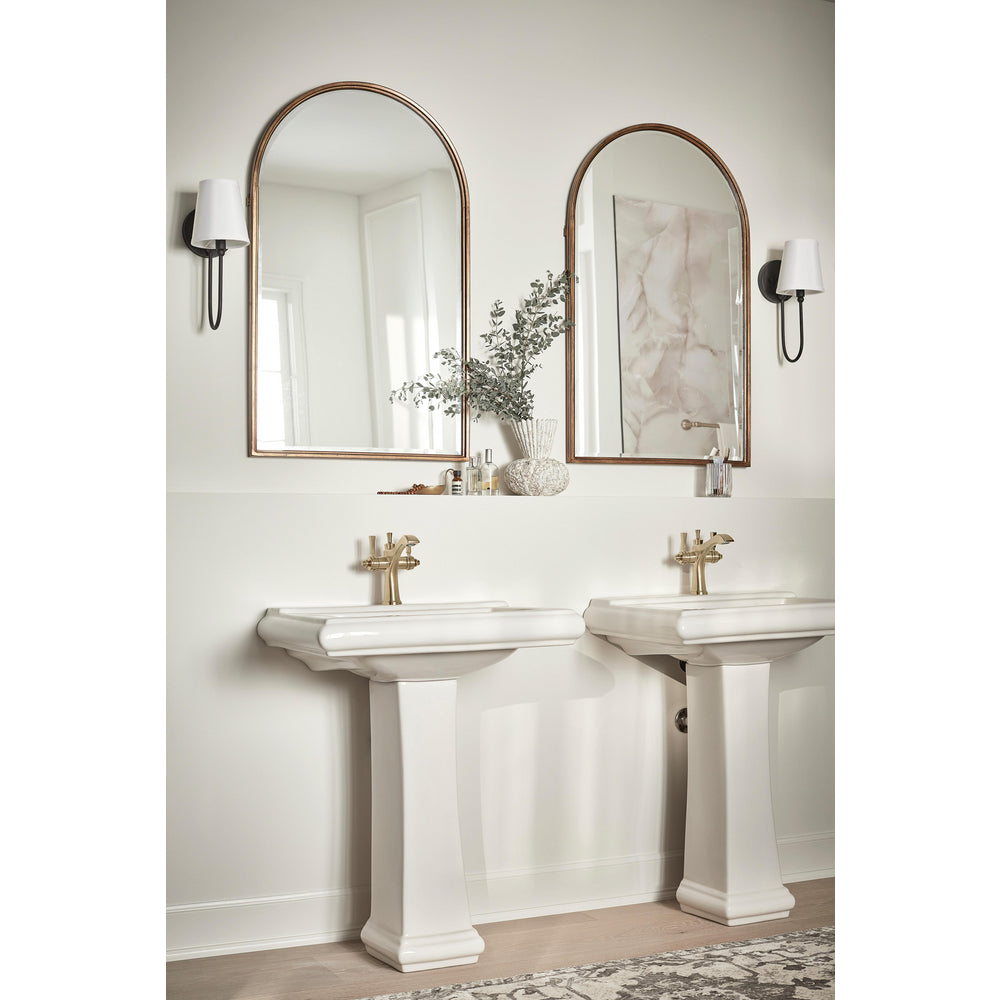 Delta Dorval Two Handle Single Hole Monoblock Bathroom Faucet - 856