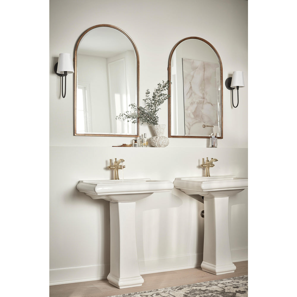 Delta Dorval Two Handle Single Hole Monoblock Bathroom Faucet - 856
