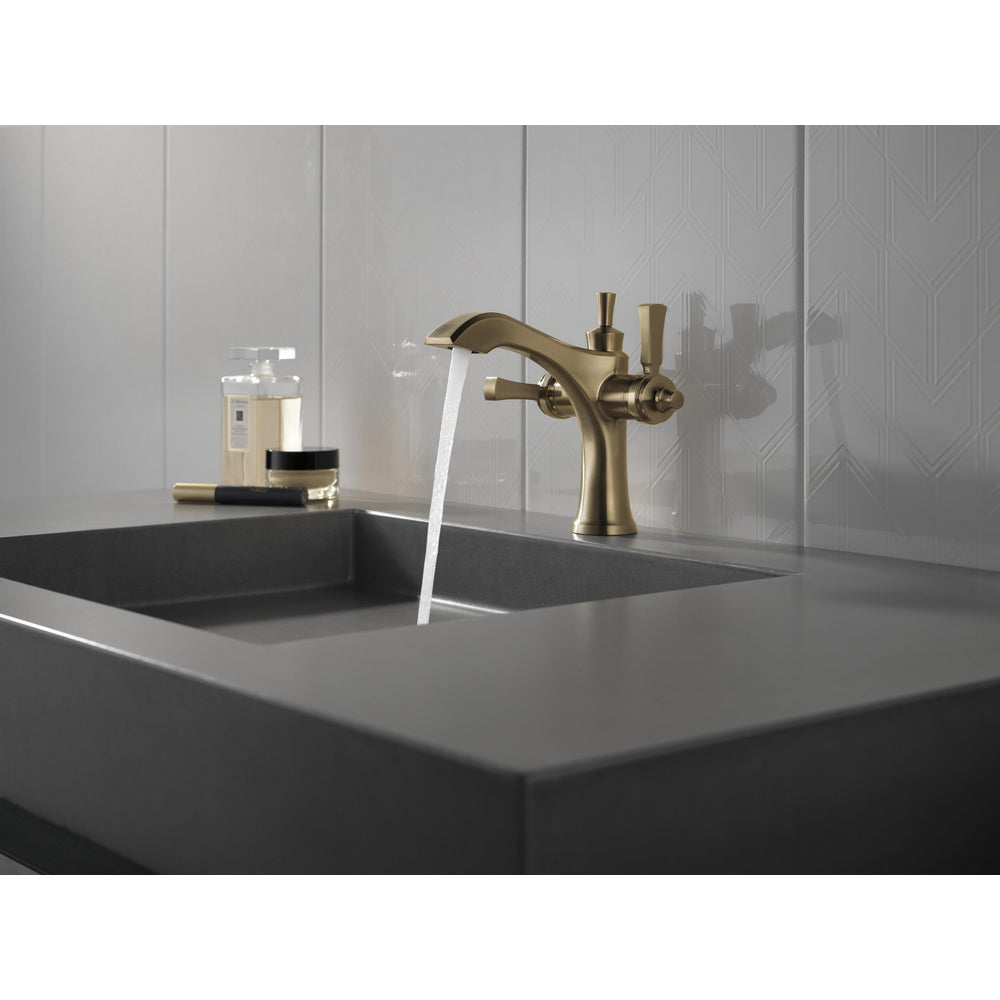 Delta Dorval Two Handle Single Hole Monoblock Bathroom Faucet - 856