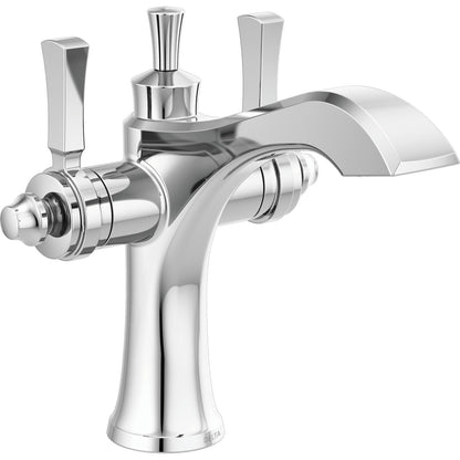 Delta Dorval Two Handle Single Hole Monoblock Bathroom Faucet - 856