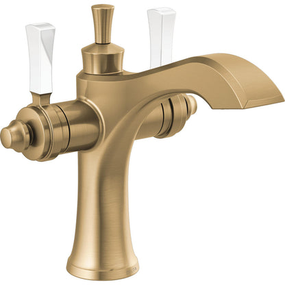 Delta Dorval Two Handle Single Hole Monoblock Bathroom Faucet - 856