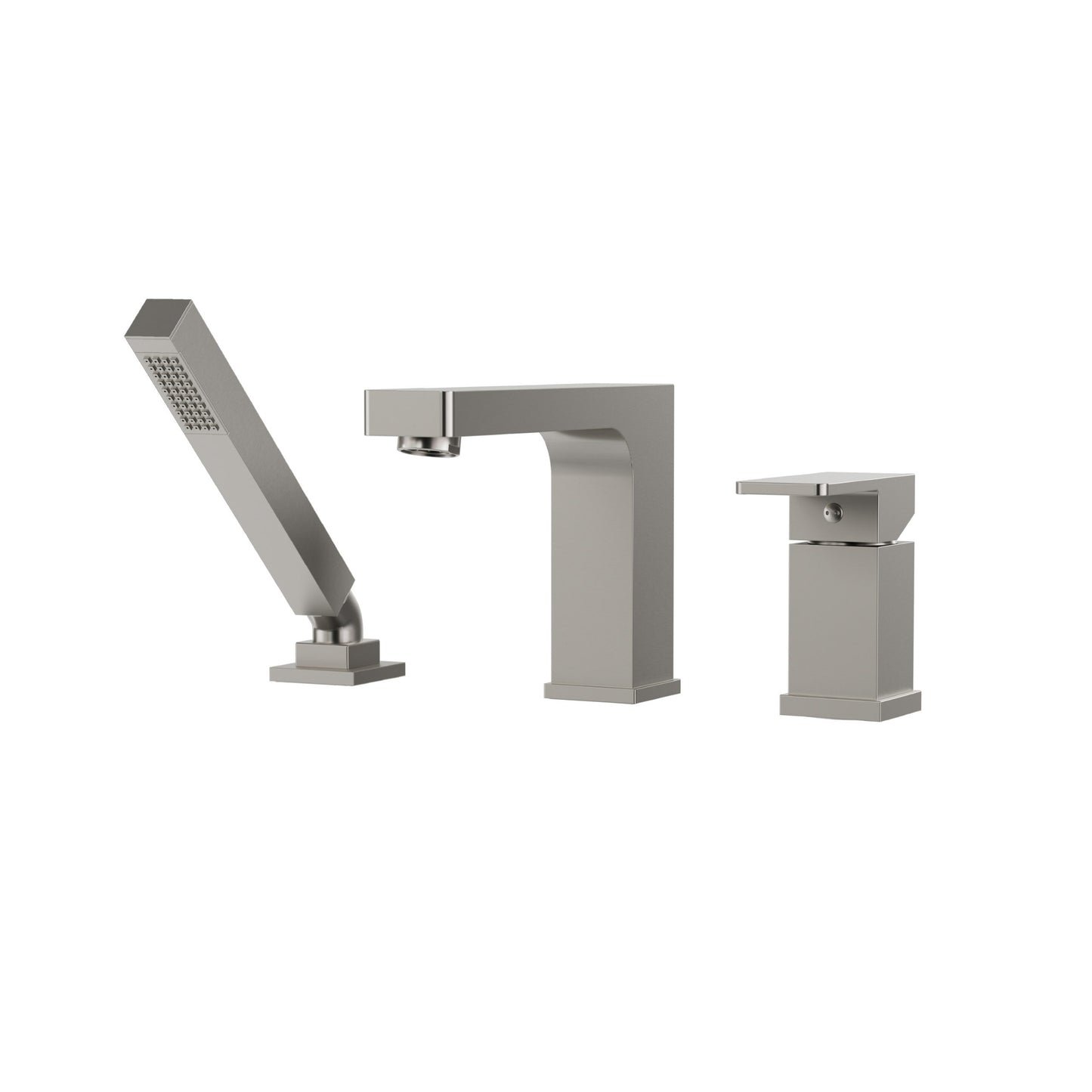 Aquabrass Xpress Madison 3-piece Deckmount Tub Filler with Handshower - 86013