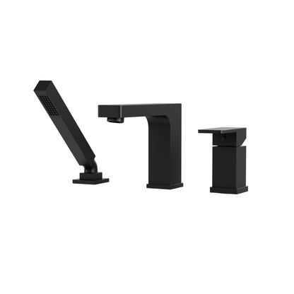 Aquabrass Xpress Madison 3-piece Deckmount Tub Filler with Handshower - 86013