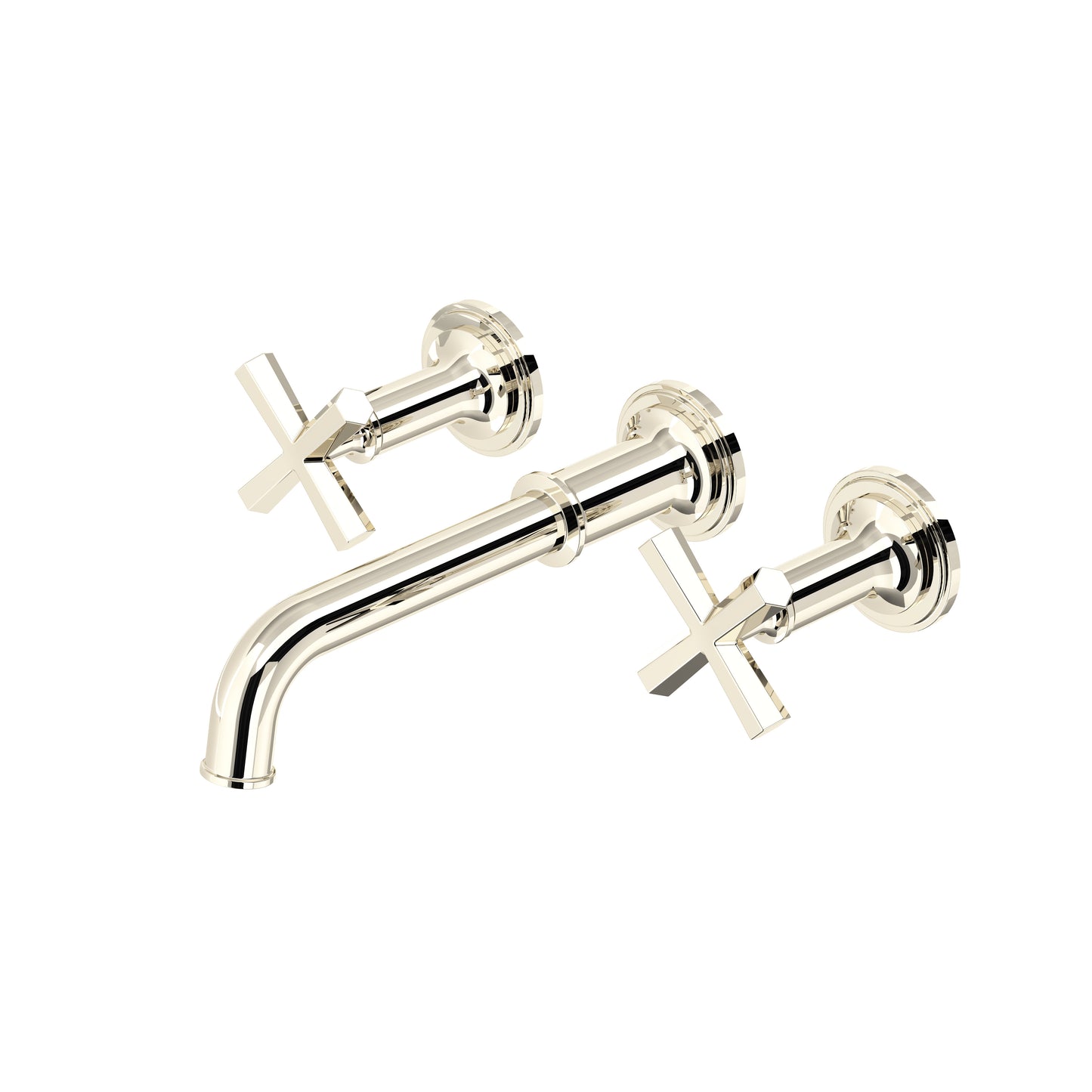 Rohl San Giovanni Wall Mount Lavatory Faucet Trim With Cross Handle - TSG08W3XM