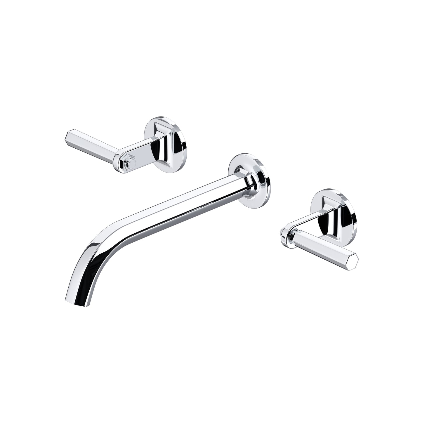 Rohl Modelle Wall Mount Lavatory Faucet Trim With Lever Handle - TMD08W3LM