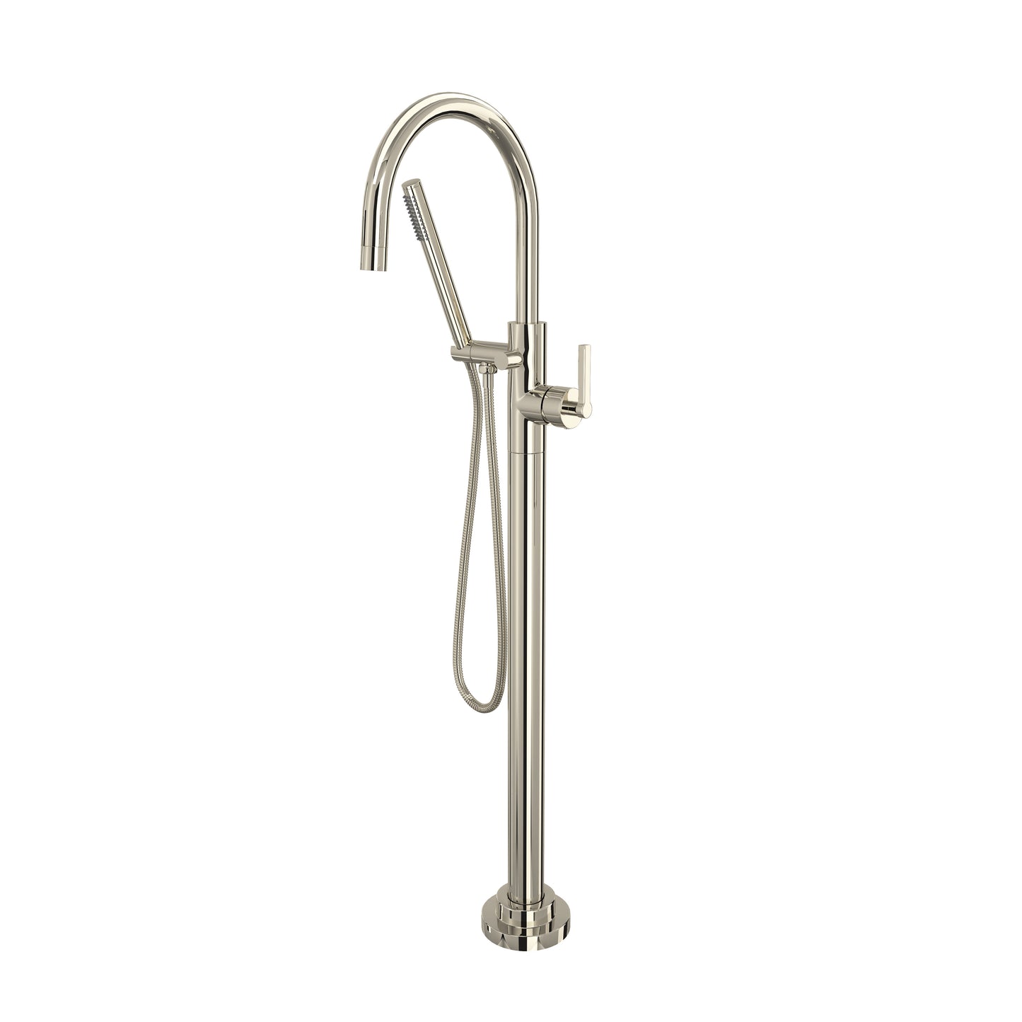 Rohl Lombardia Single Hole Floor Mount Tub Filler Trim - TLB06HF1LM
