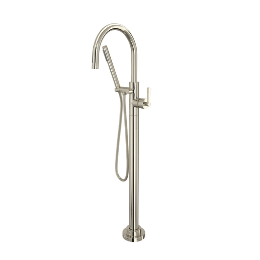 Rohl Lombardia Single Hole Floor Mount Tub Filler Trim - TLB06HF1LM