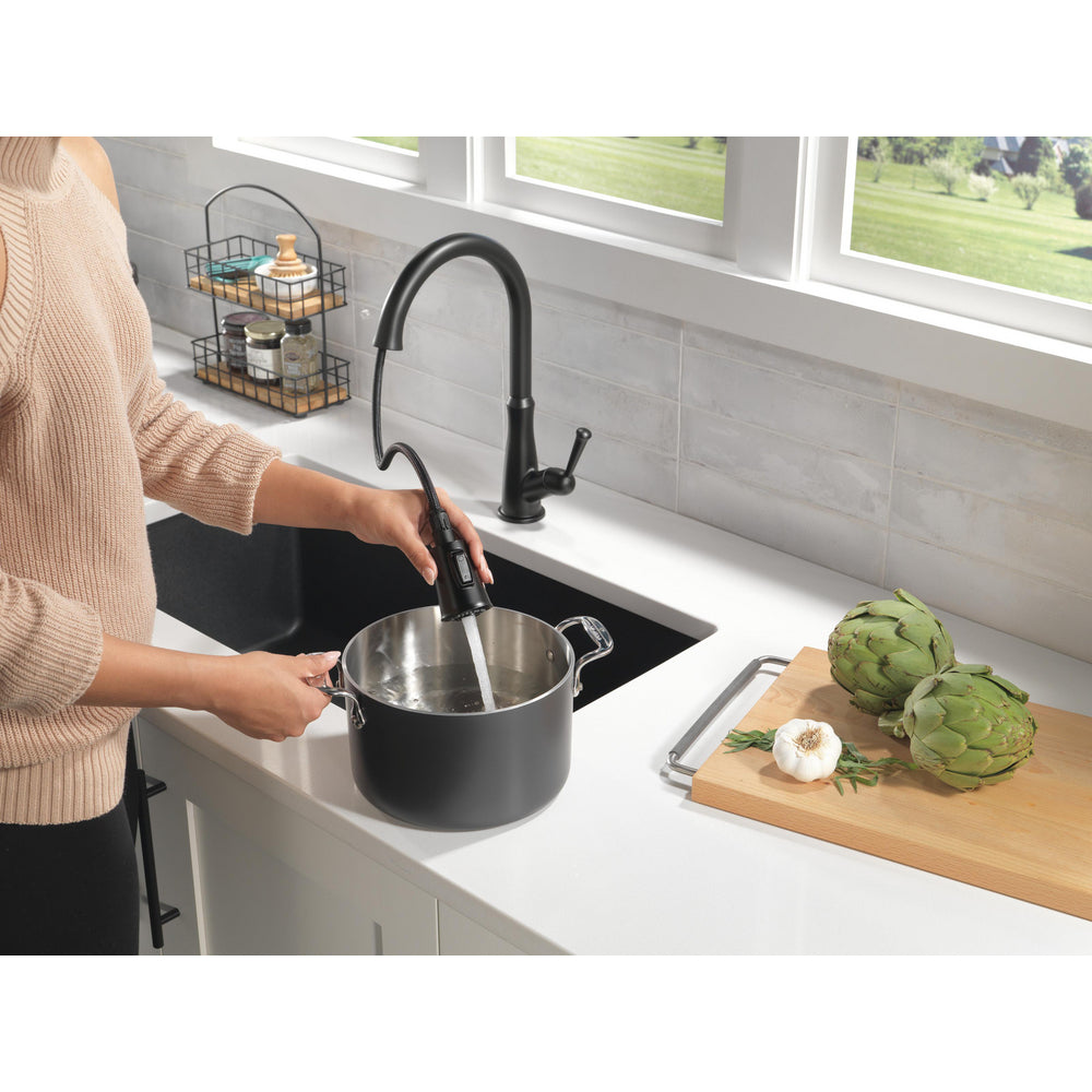 Delta Westville Single Handle Pull-Down Kitchen Faucet - 9110