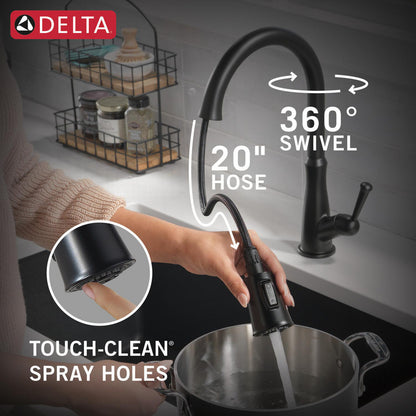 Delta Westville Single Handle Pull-Down Kitchen Faucet - 9110