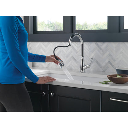 Delta Westville Single Handle Pull-Down Kitchen Faucet - 9110