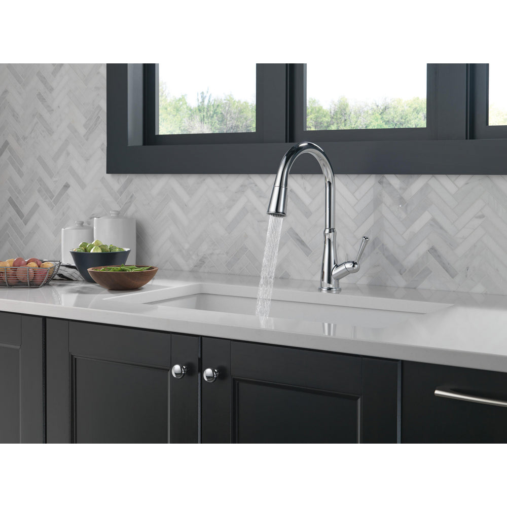 Delta Westville Single Handle Pull-Down Kitchen Faucet - 9110