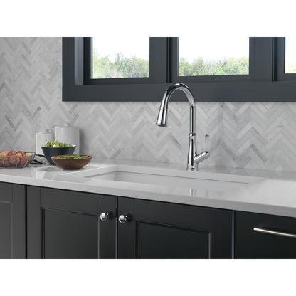 Delta Westville Single Handle Pull-Down Kitchen Faucet - 9110