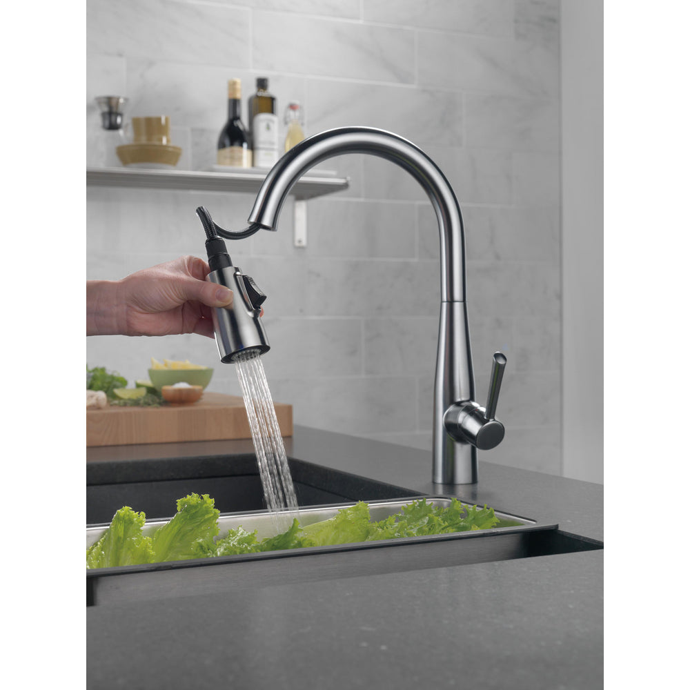 Delta Essa Single Handle Pull-Down Kitchen Faucet - 9113