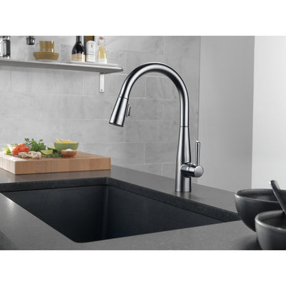 Delta Essa Single Handle Pull-Down Kitchen Faucet - 9113