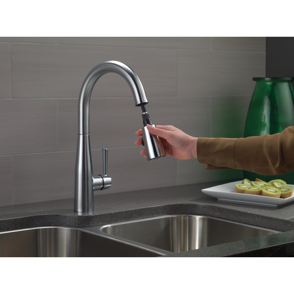 Delta Essa Single Handle Pull-Down Kitchen Faucet - 9113
