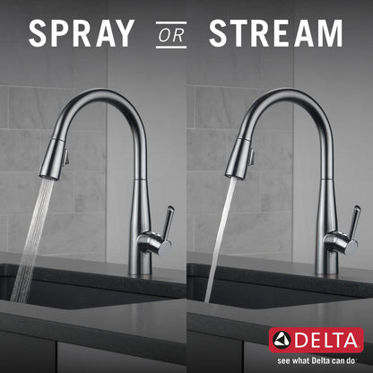 Delta Essa Single Handle Pull-Down Kitchen Faucet - 9113