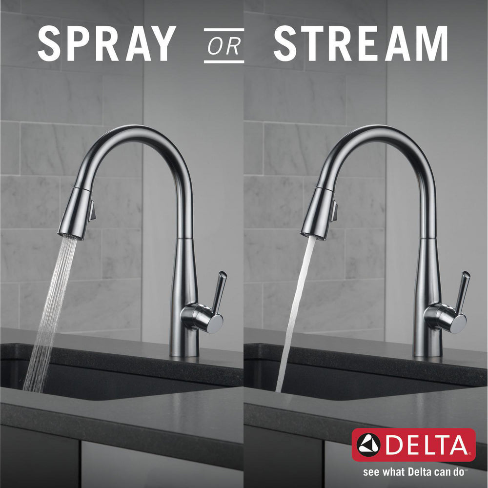 Delta Essa Single Handle Pull-Down Kitchen Faucet - 9113