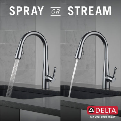 Delta Essa Single Handle Pull-Down Kitchen Faucet - 9113