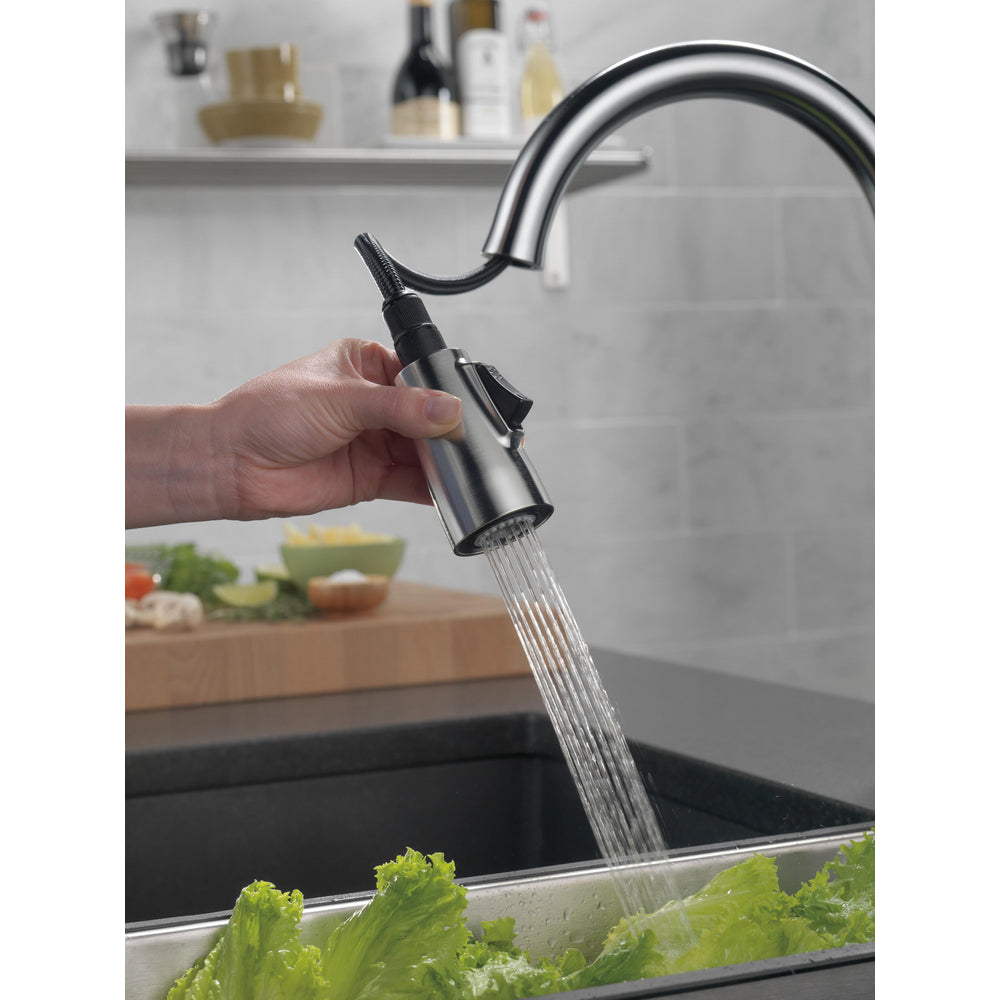 Delta Essa Single Handle Pull-Down Kitchen Faucet - 9113