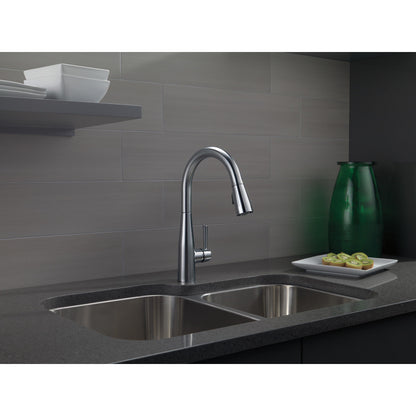 Delta Essa Single Handle Pull-Down Kitchen Faucet - 9113