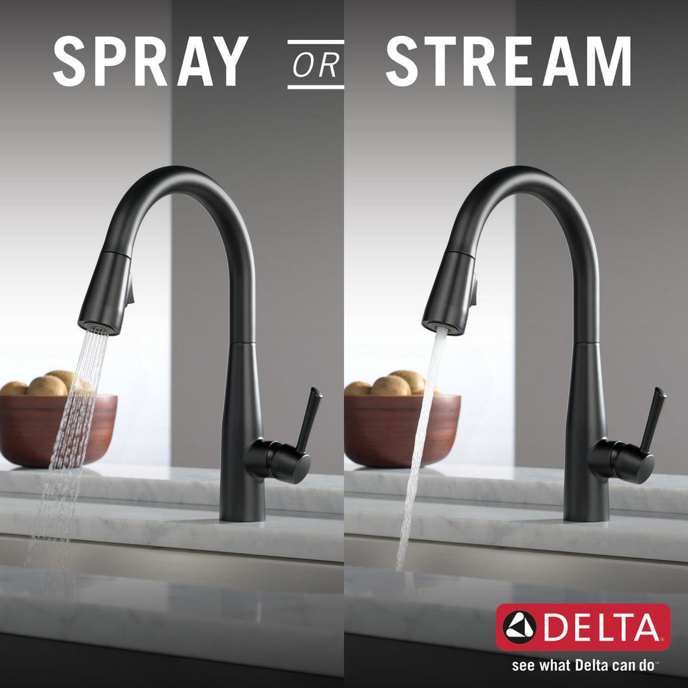 Delta Essa Single Handle Pull-Down Kitchen Faucet - 9113