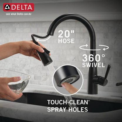 Delta Essa Single Handle Pull-Down Kitchen Faucet - 9113