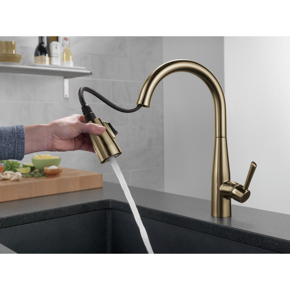 Delta Essa Single Handle Pull-Down Kitchen Faucet - 9113